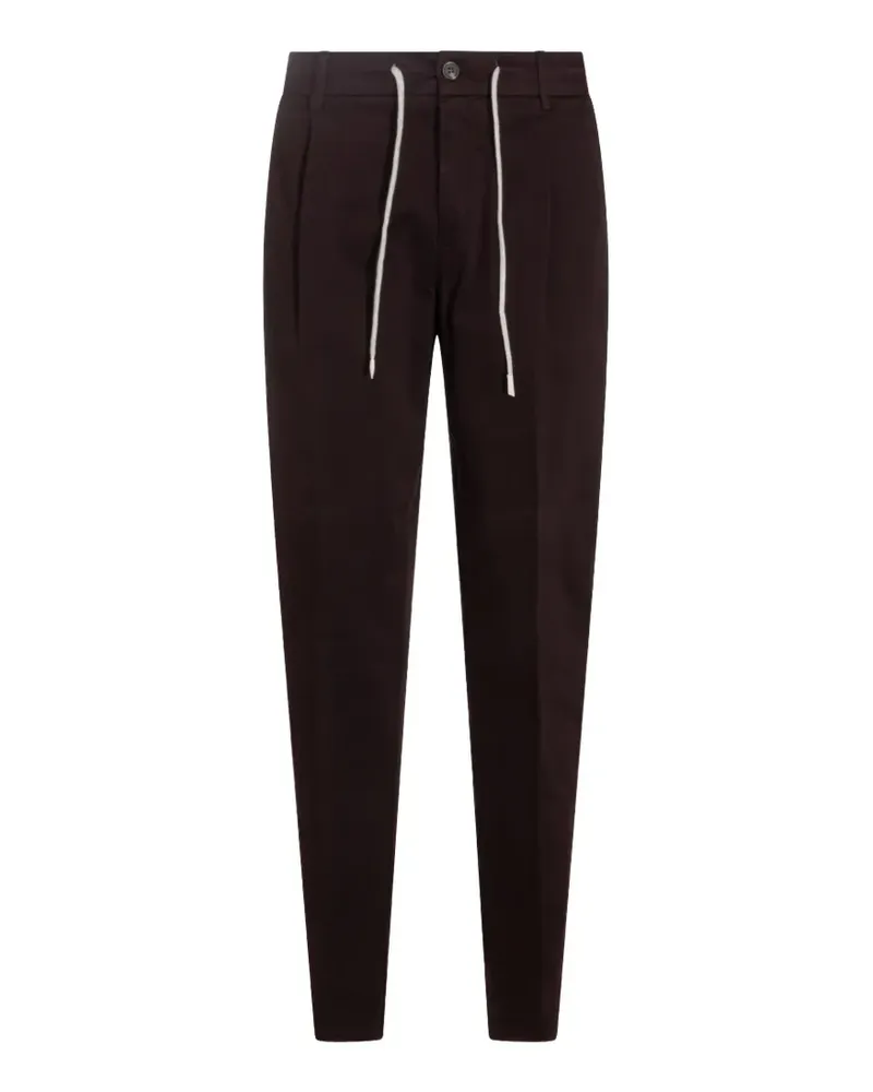 Eleventy drawstring pleated trousers - Rot Rot