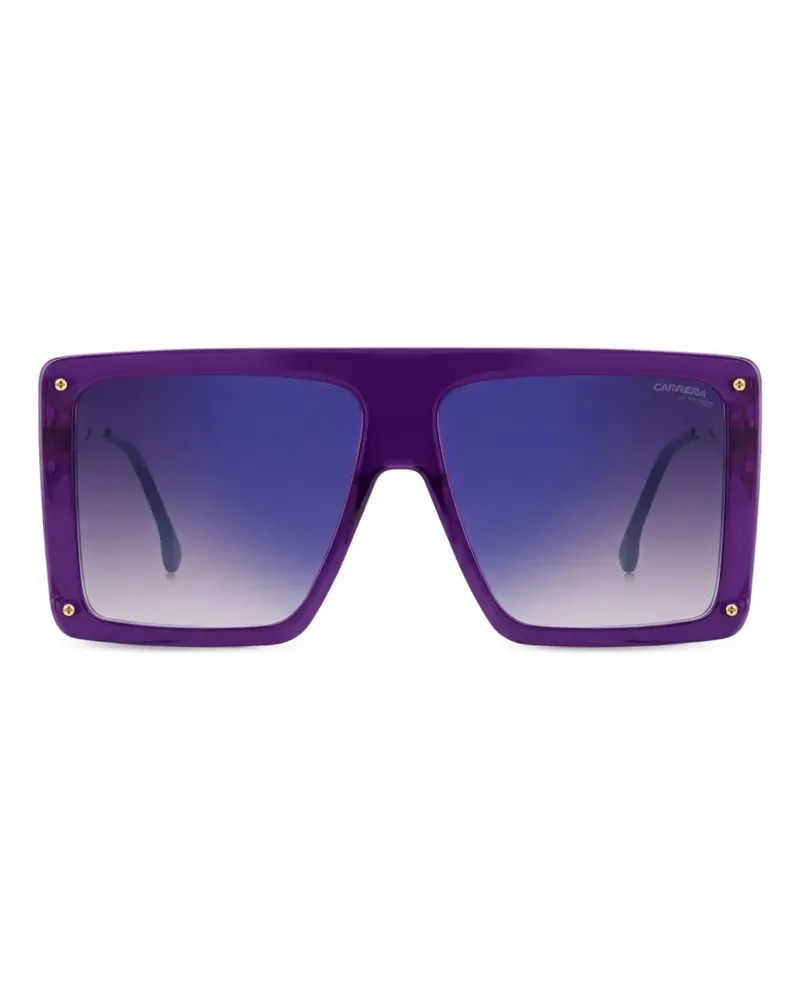 Carrera Sonnenbrille mit eckigem Gestell - Violett Violett