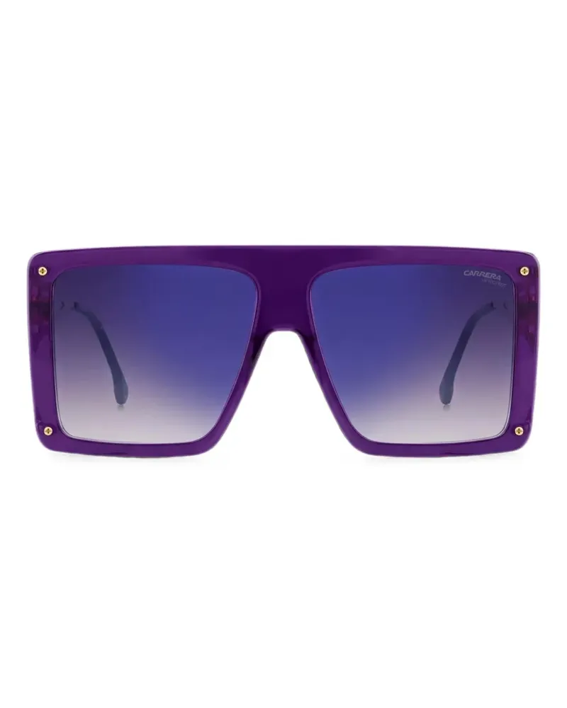 Carrera Sonnenbrille mit eckigem Gestell - Violett Violett