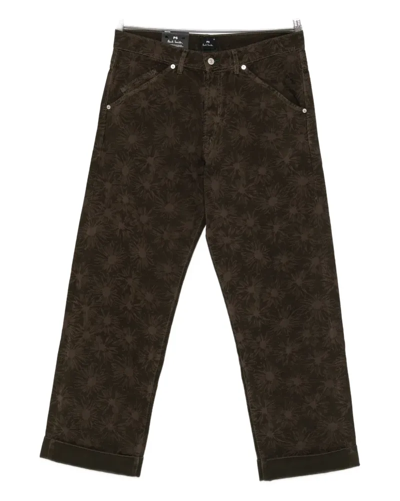 Paul Smith floral-pattern trousers - Braun Braun