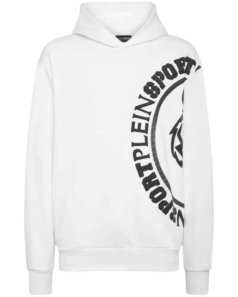 Philipp Plein Hoodie mit Logo-Print - Weiß Weiß