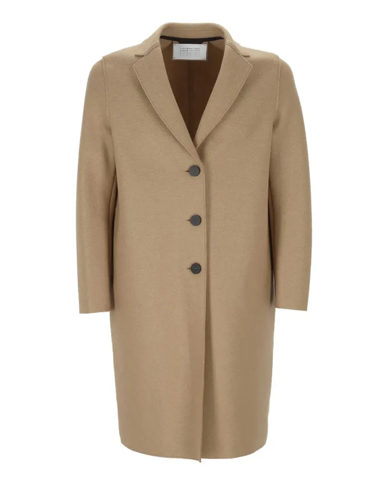 Harris Wharf London single-breasted notched-lapels coat - Nude Nude