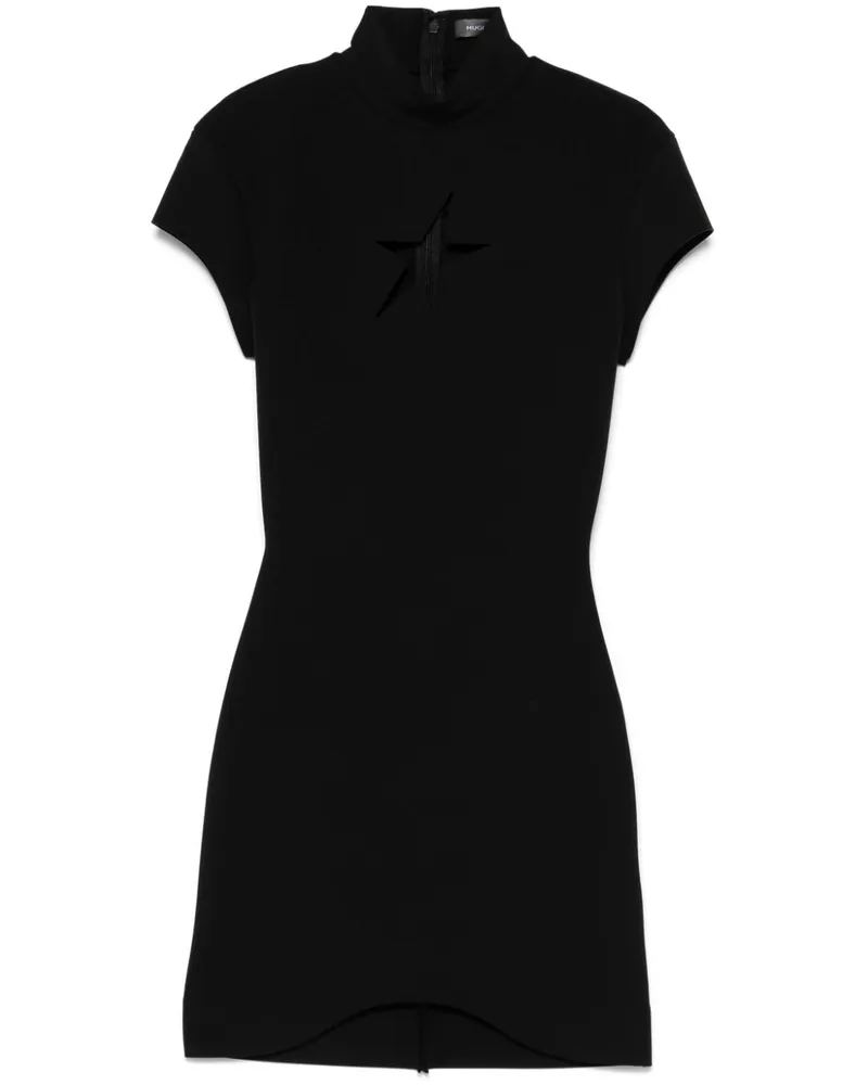 Thierry Mugler Star Minikleid - Schwarz Schwarz