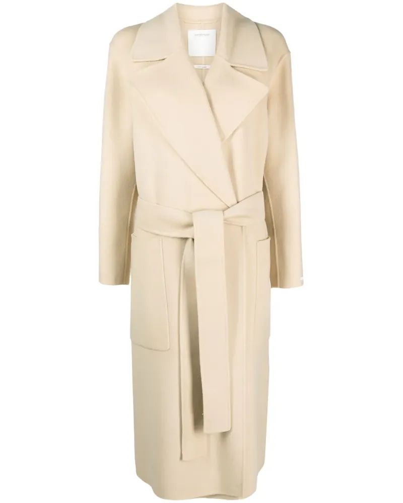 SPORTMAX Mantel mit Taillengürtel - Nude Nude