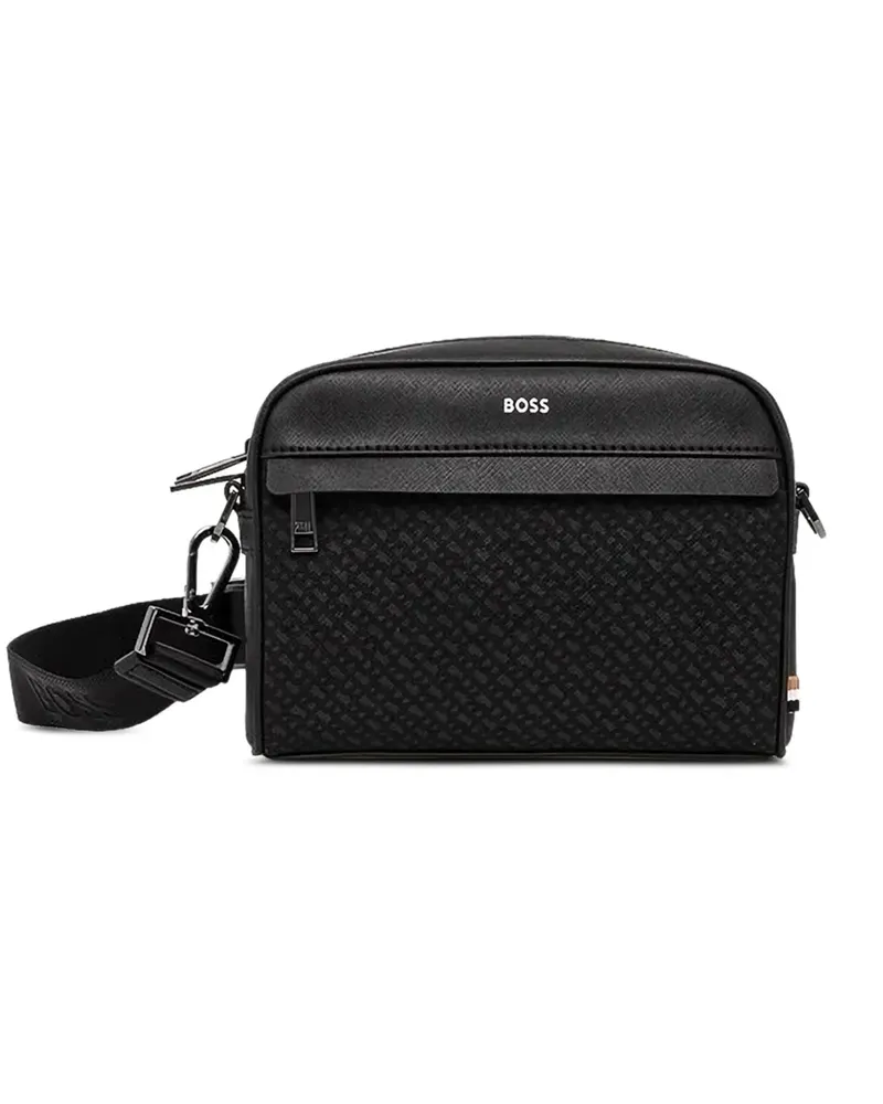 HUGO BOSS Kuriertasche mit Logo - Schwarz Schwarz