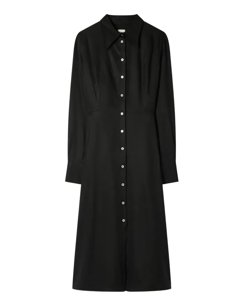Paul Smith Klassisches Hemdkleid - Schwarz Schwarz