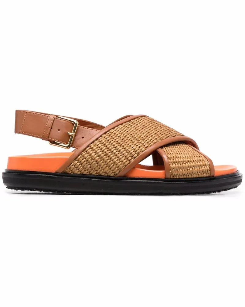 Marni Fussbet Sandalen - Nude Nude