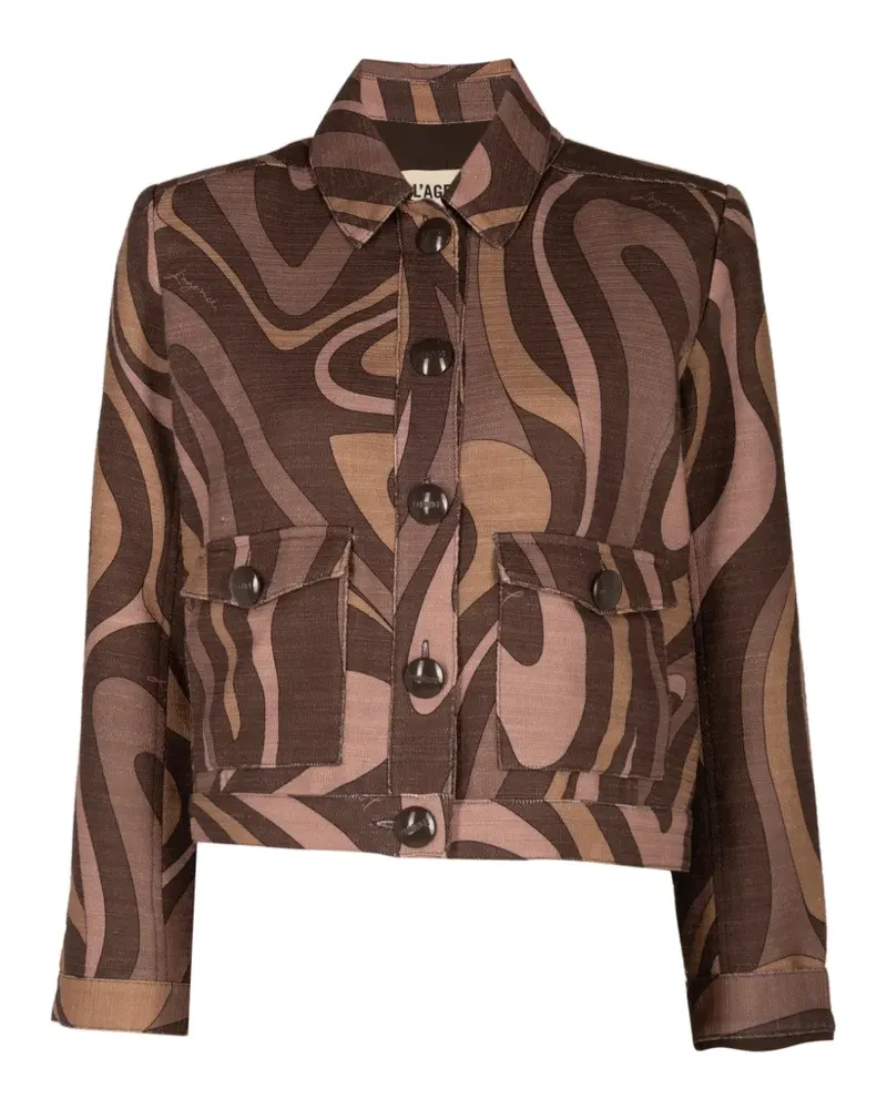 L'Agence Nyx Jacke - Braun Braun