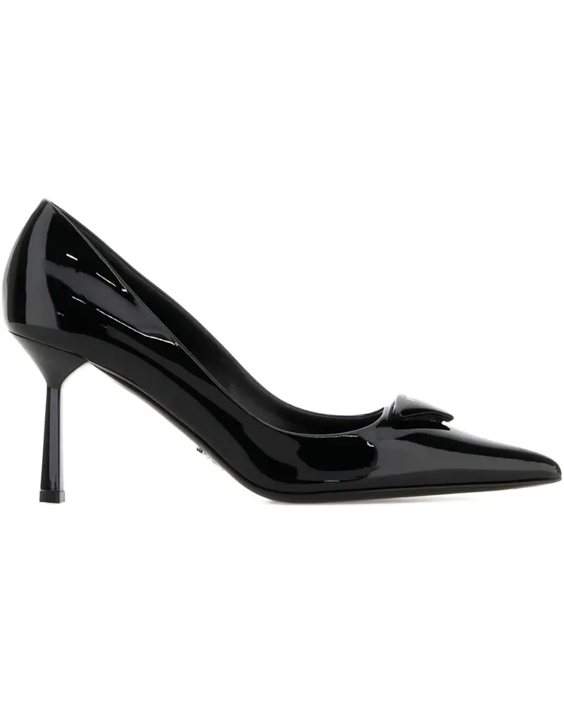 Prada Pumps aus Leder 70mm - Schwarz Schwarz
