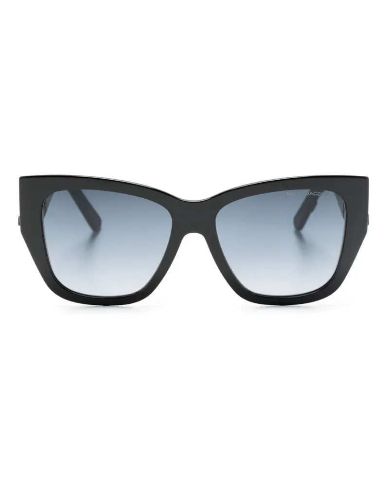Marc Jacobs Eckige Sonnenbrille - Schwarz Schwarz