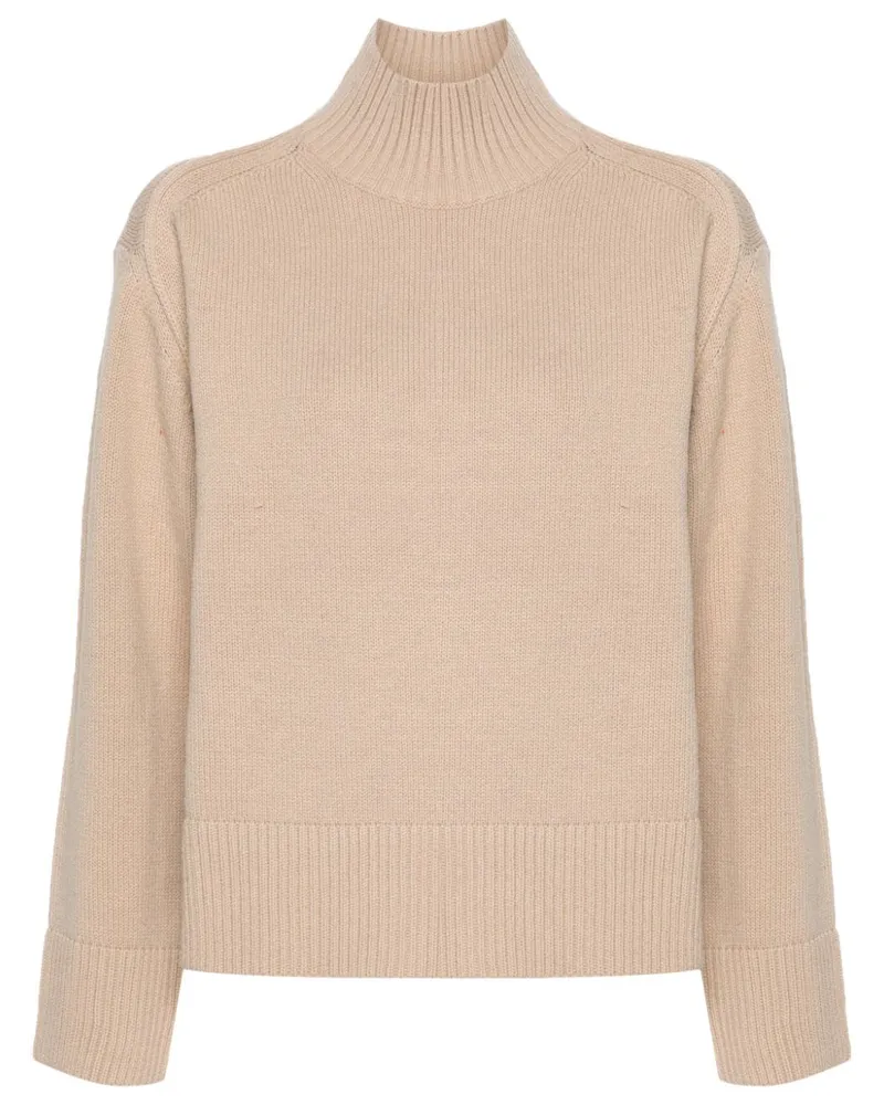 Tommy Hilfiger Pullover mit Stehkragen - Nude Nude