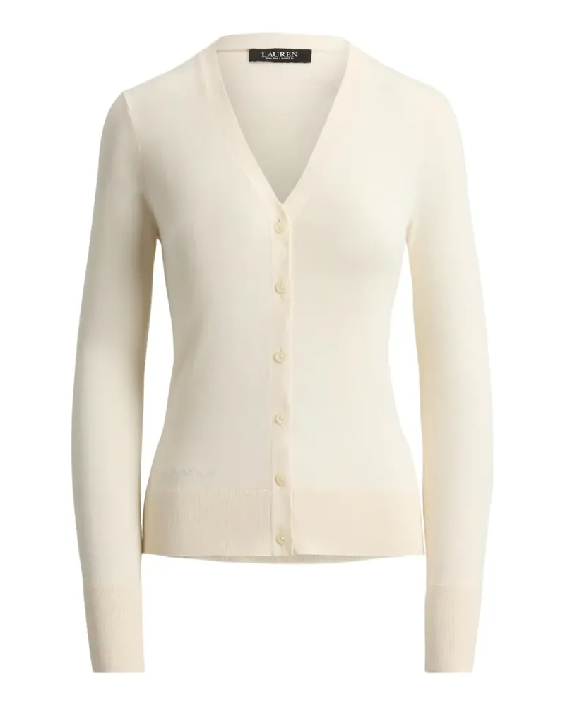 Ralph Lauren Cardigan mit V-Ausschnitt - Nude Nude