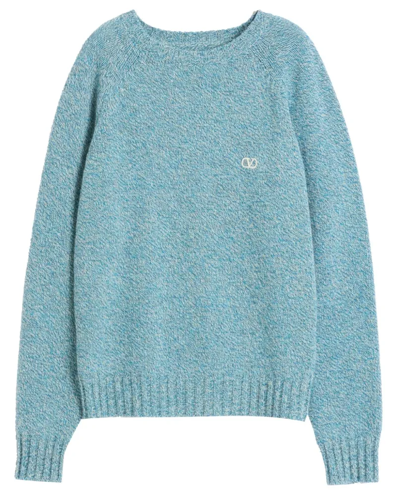 Valentino Garavani Pullover mit VLogo-Stickerei - Blau Blau