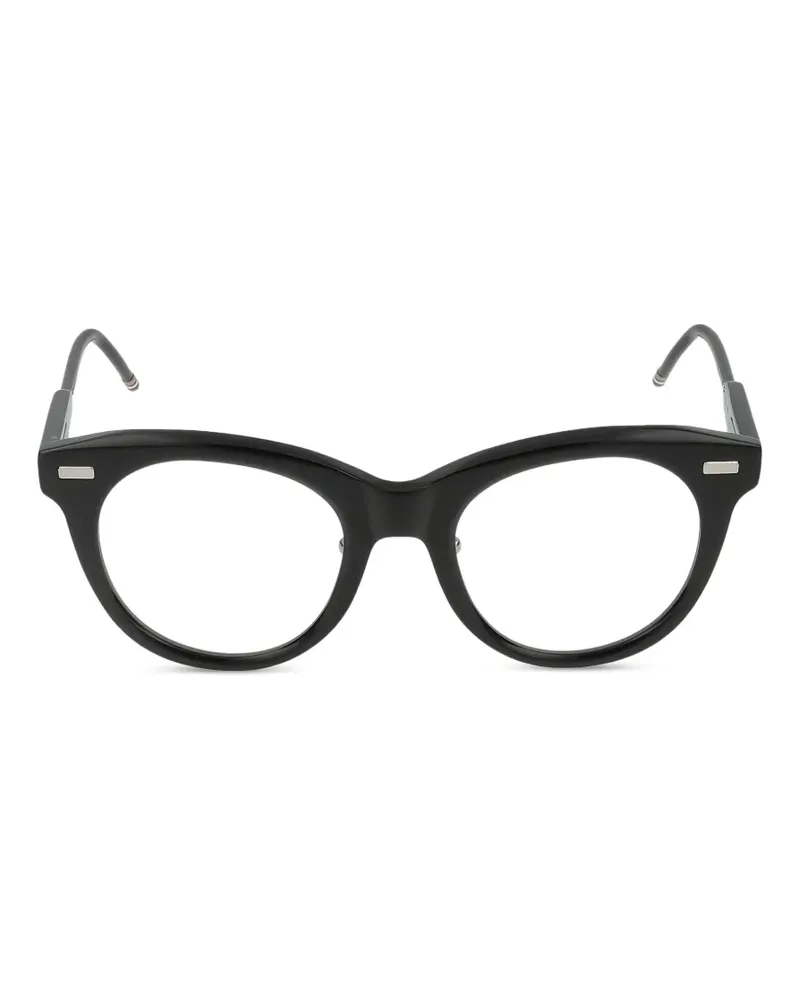 Thom Browne round-frame glasses - Schwarz Schwarz
