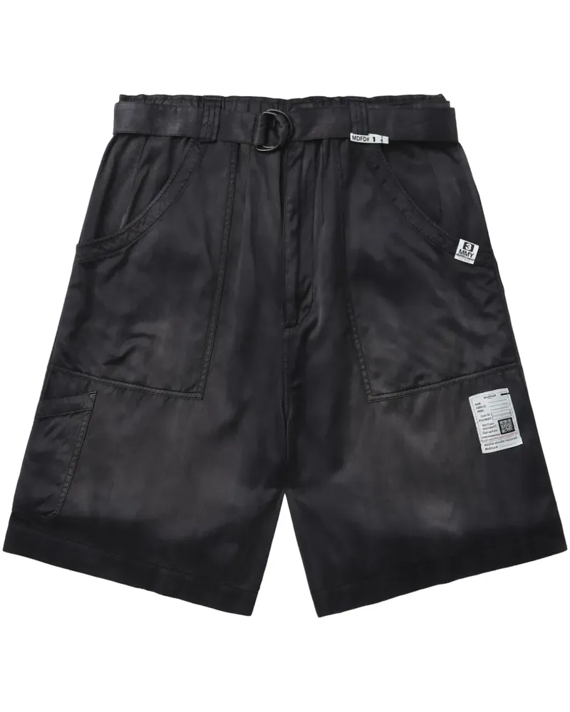 MIHARAYASUHIRO Repair Shorts - Schwarz Schwarz