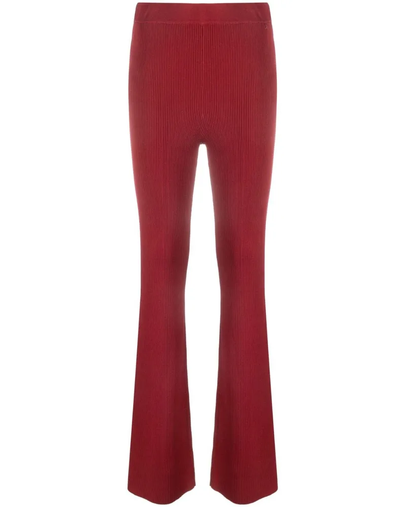 Patrizia Pepe Bootcut-Hose - Rot Rot