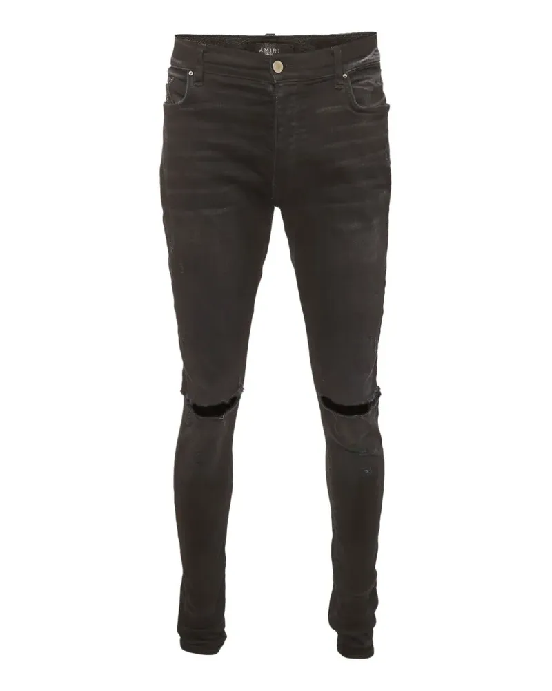Amiri Jeans im Distressed-Look - Schwarz Schwarz