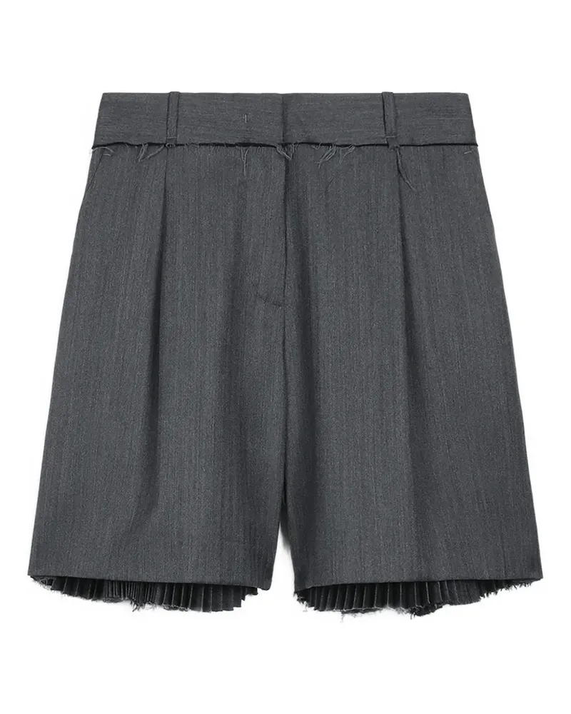 Ports 1961 Shorts mit Bundfalten - Grau Grau