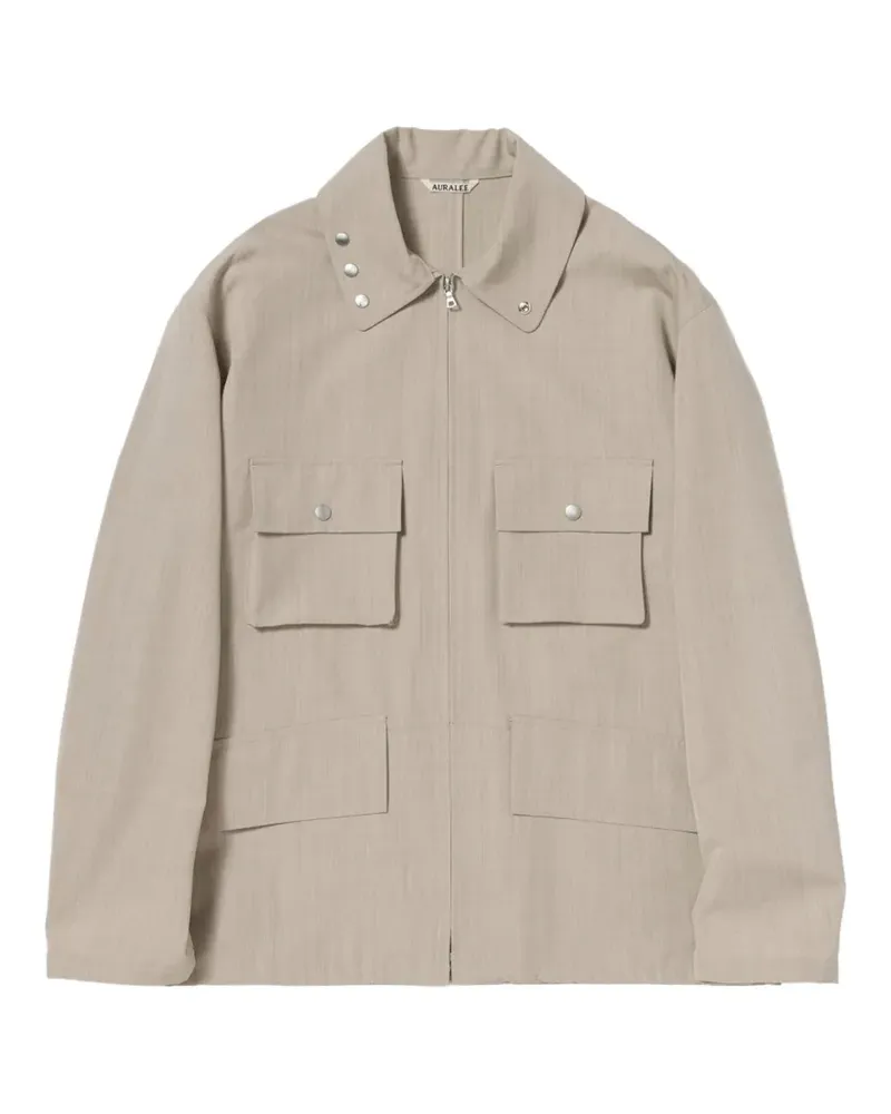 AURALEE Jacke mit Knöpfen - Nude Nude