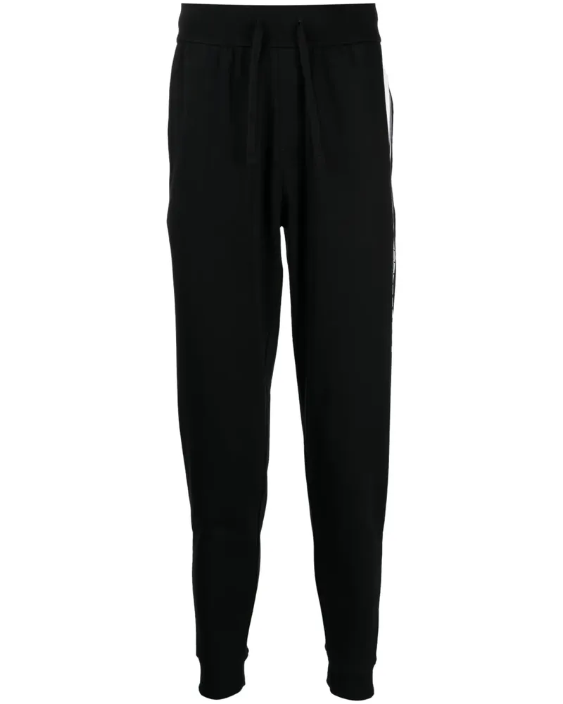 HUGO BOSS Jogginghose mit Logo-Print - Schwarz Schwarz