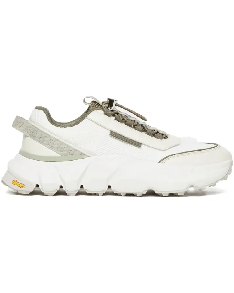 Max Mara Mesh-Sneakers mit Reißverschluss - Nude Nude