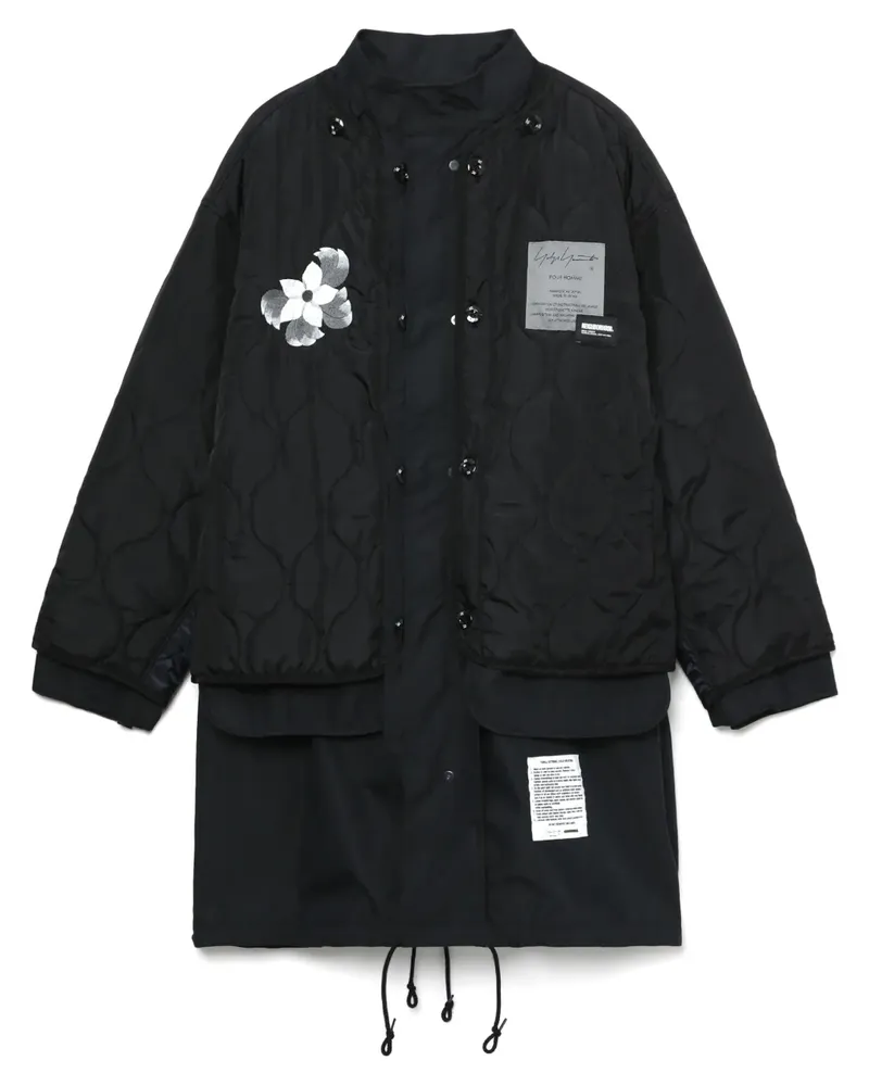 Yohji Yamamoto x Neighborhood Field Parka Schwarz