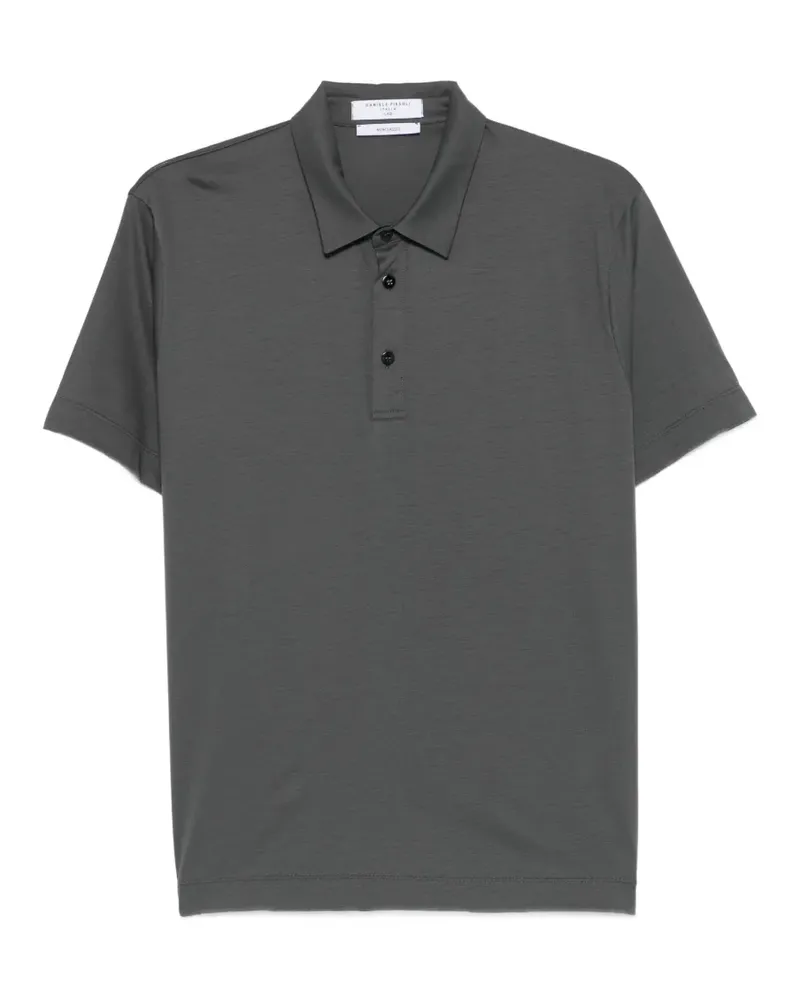 Daniele Fiesoli Mercerized Poloshirt - Grau Grau