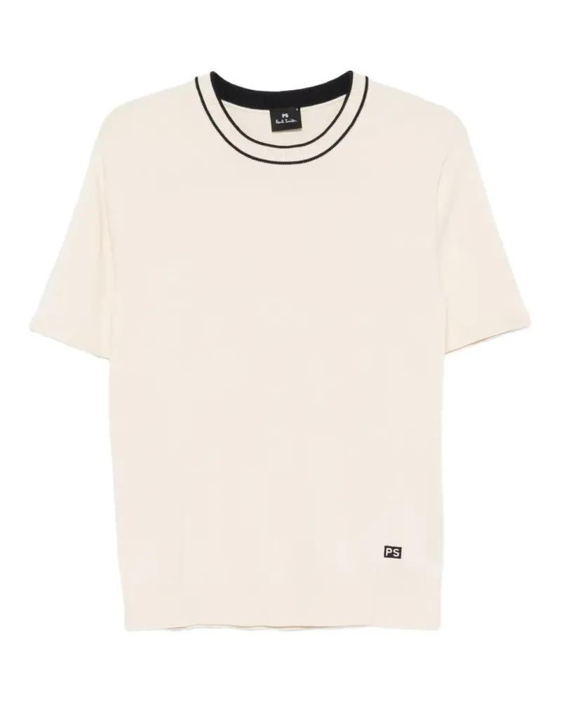 Paul Smith T-Shirt mit Logo-Stickerei - Nude Nude