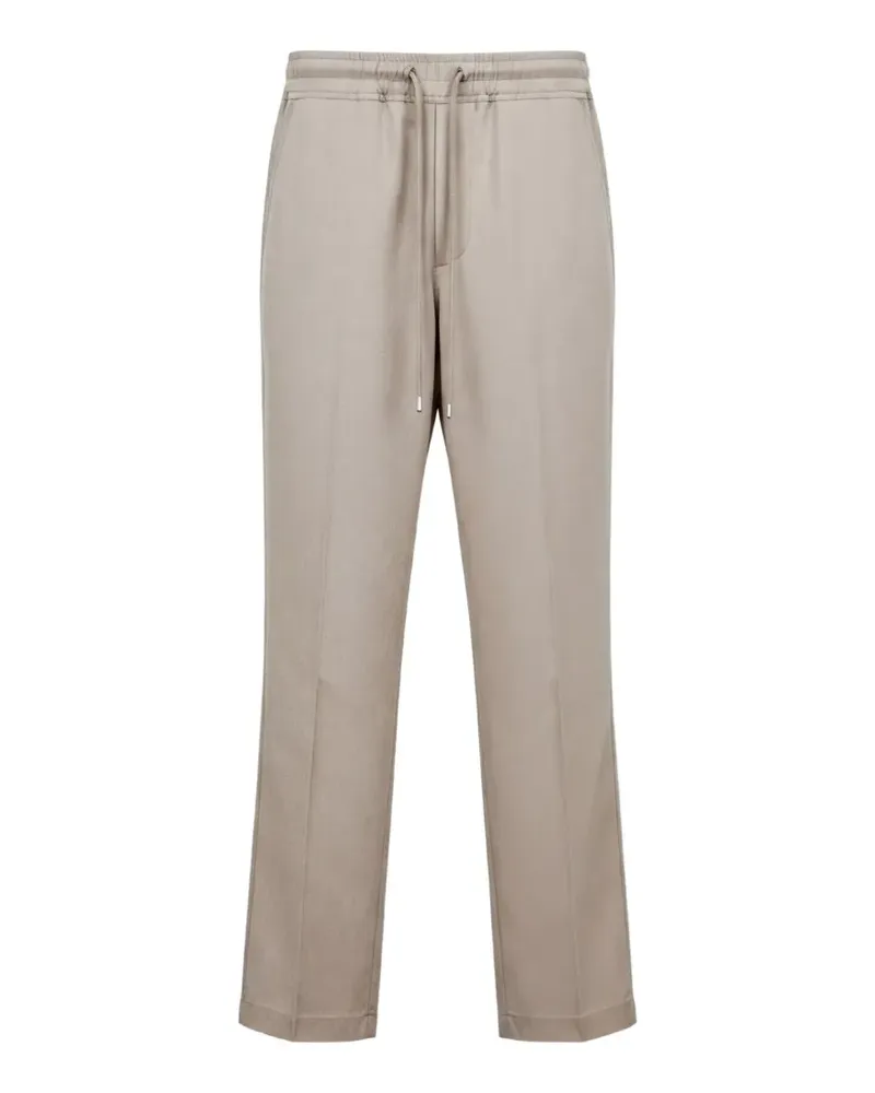 Rick Owens drawstring-waist tapered trousers - Nude Nude