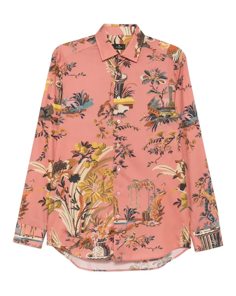 Etro long-sleeve shirt - Rosa Rosa