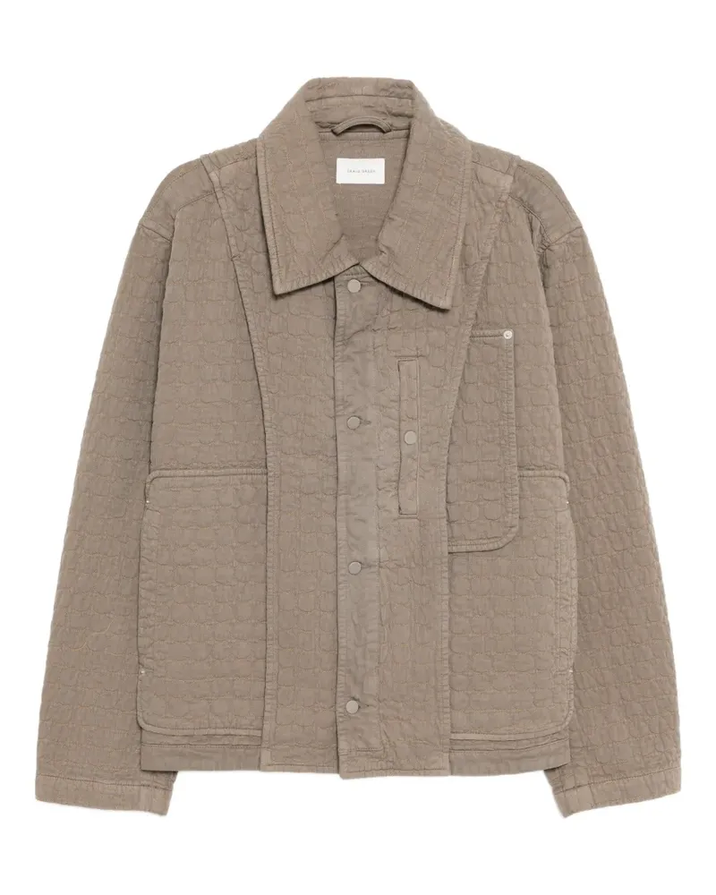 Craig Green Jacke mit runder Steppung - Braun Braun