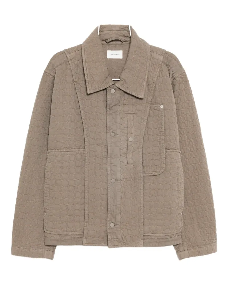 Craig Green Jacke mit runder Steppung - Braun Braun