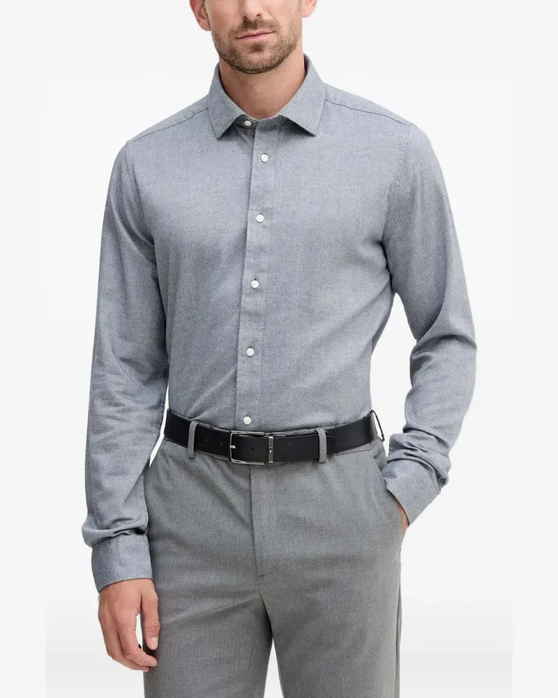 Barbour Elmfield Hemd mit Logo - Blau Blau