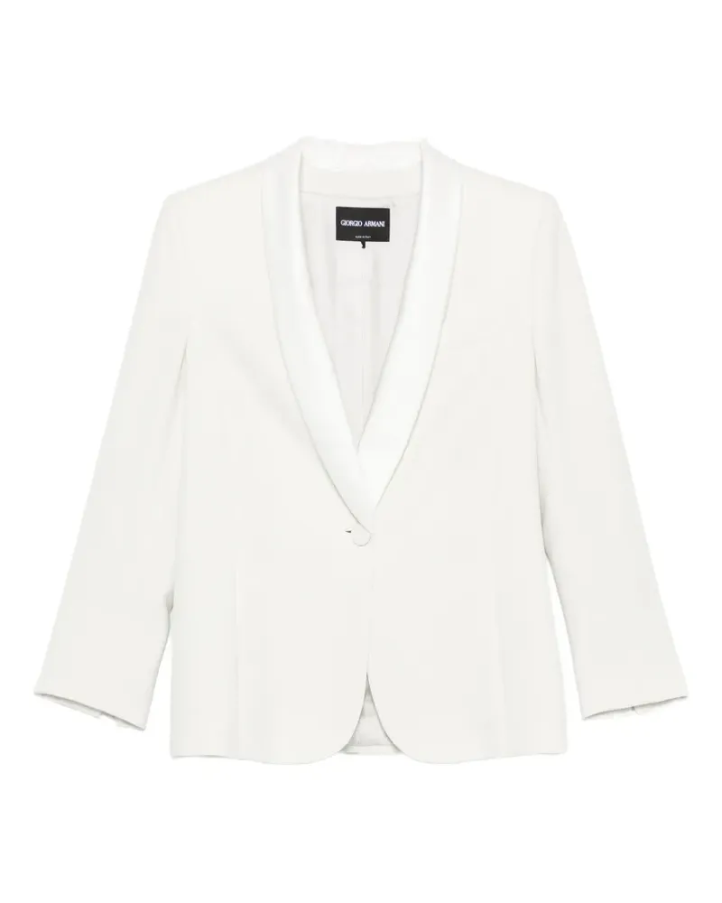 Giorgio Armani Blazer mit Schalrevers - Nude Nude
