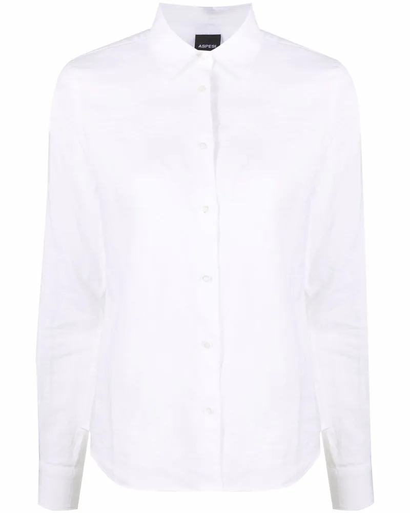 ASPESI Hemd mit schmalem Schnitt - Weiß Weiß