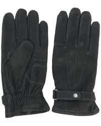 Barbour Klassische Wildlederhandschuhe Schwarz