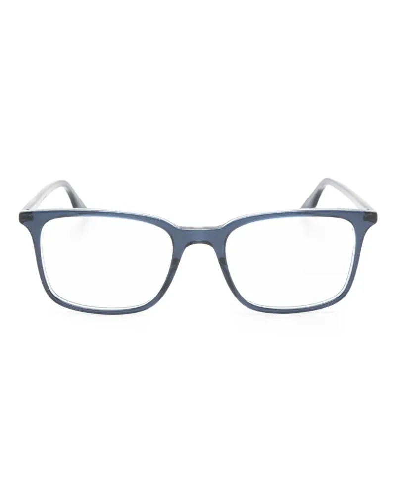 Ray Ban Brille mit eckigem Gestell - Blau Blau