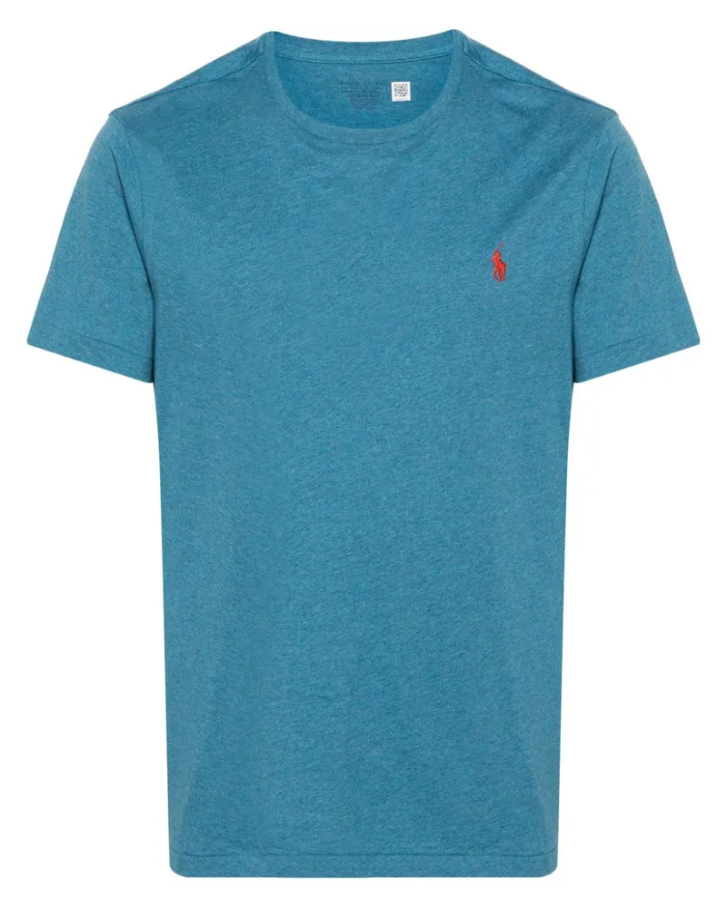 Ralph Lauren T-Shirt mit Polo Pony - Blau Blau