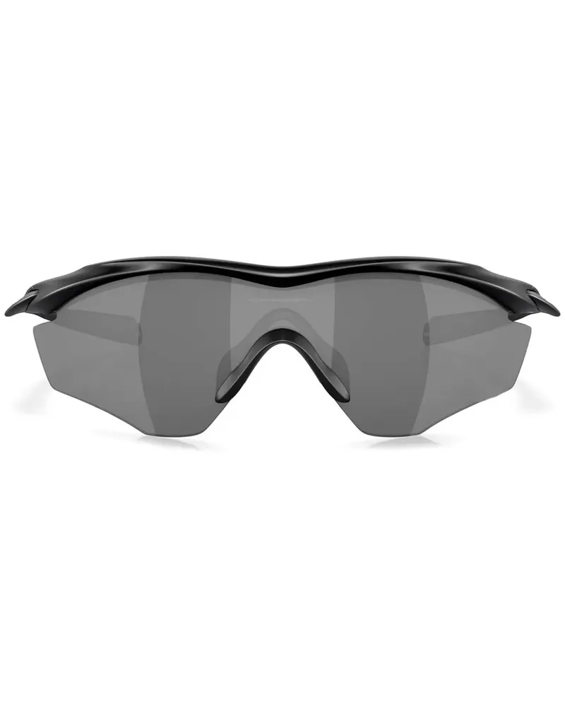 Oakley M2 Sonnenbrille mit Shield-Gestell - Schwarz Schwarz