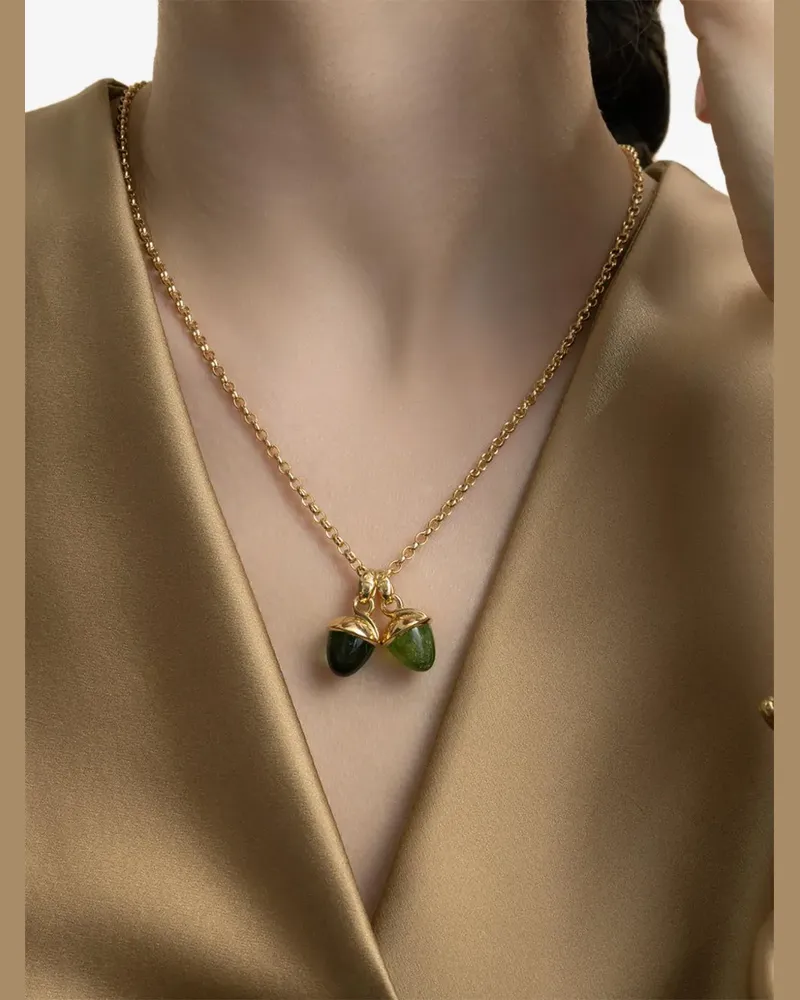 TAMARA COMOLLI peridot pendant - Gold Gold