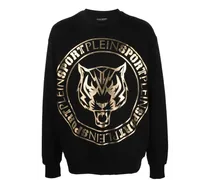 Sweatshirt mit Tigerkopf-Print