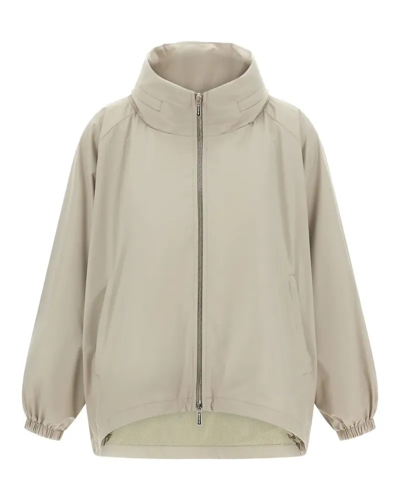 MOORER Lehua hooded jacket - Nude Nude