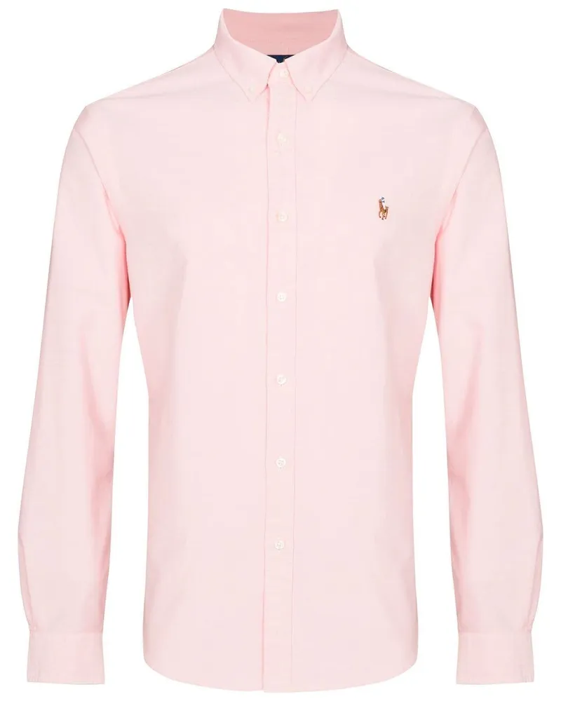 Ralph Lauren Schmales Oxford-Hemd - Rosa Rosa
