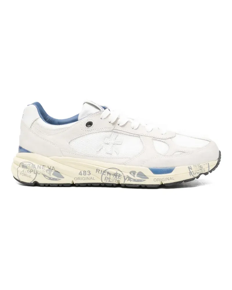 Premiata Mase logo-patch sneakers - Nude Nude