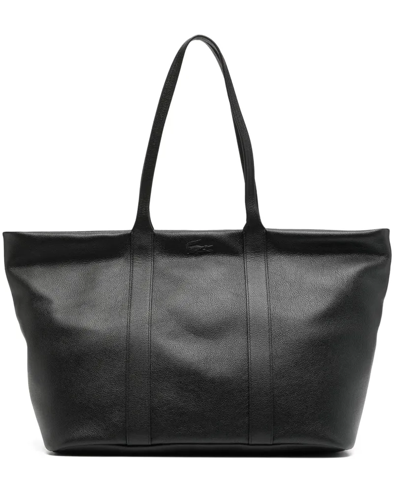 Lacoste City Court Tote Bag - Schwarz Schwarz