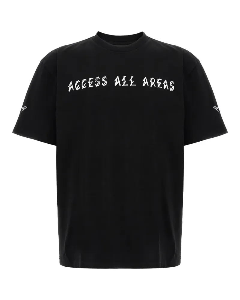 44 LABEL GROUP T-Shirt mit Print - Schwarz Schwarz