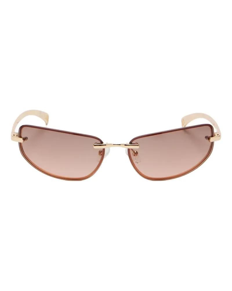 Le Specs Bubbles Sonnenbrille - Gold Gold