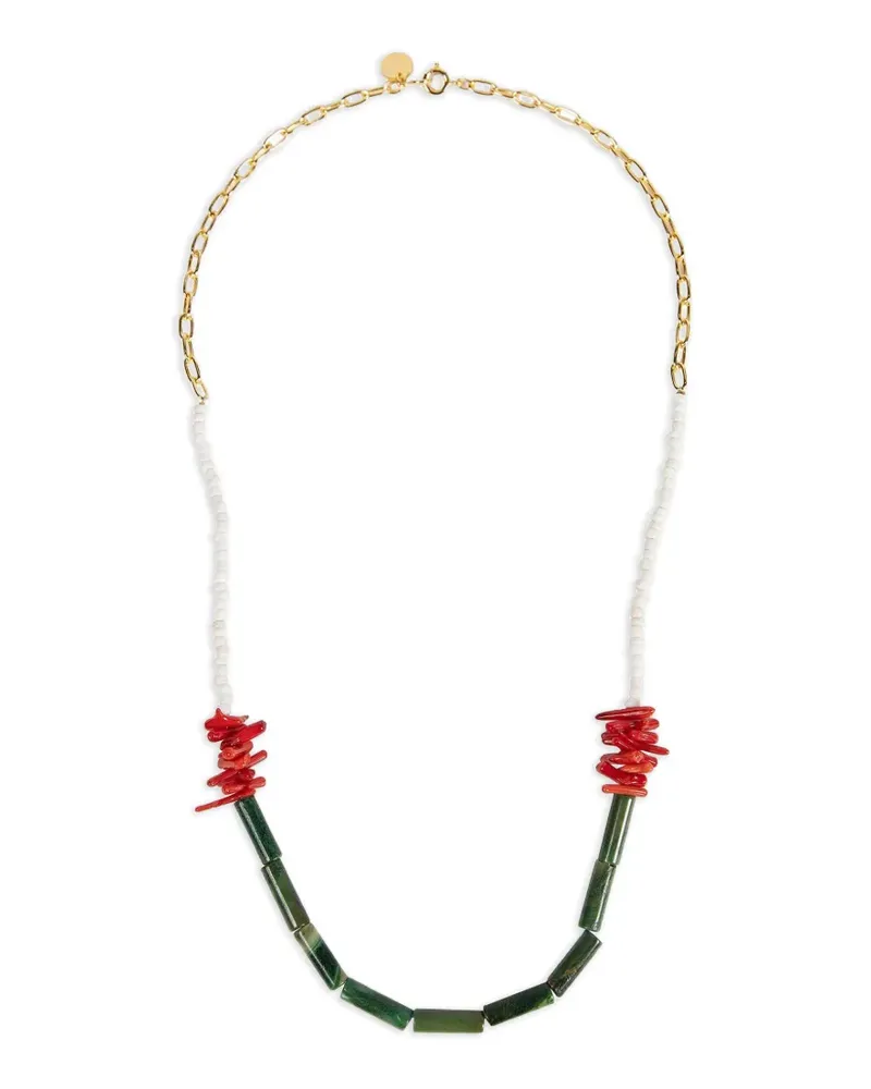 Undercover beaded necklace - Gold Gold