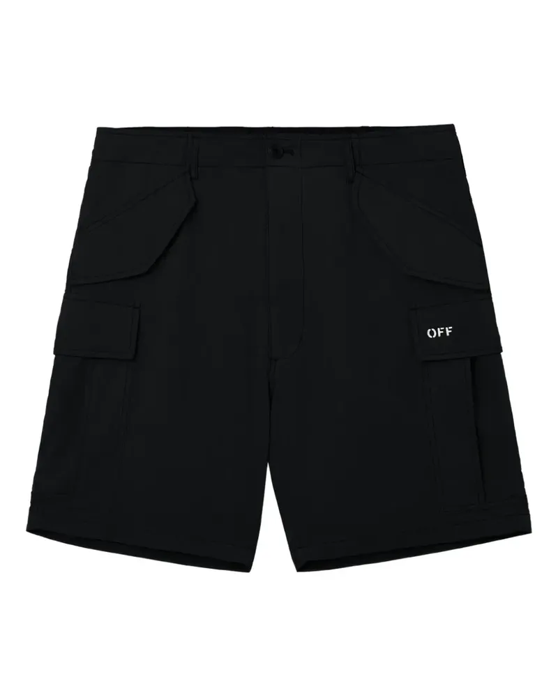 OFF-WHITE Klassische Cargo-Shorts - Schwarz Schwarz
