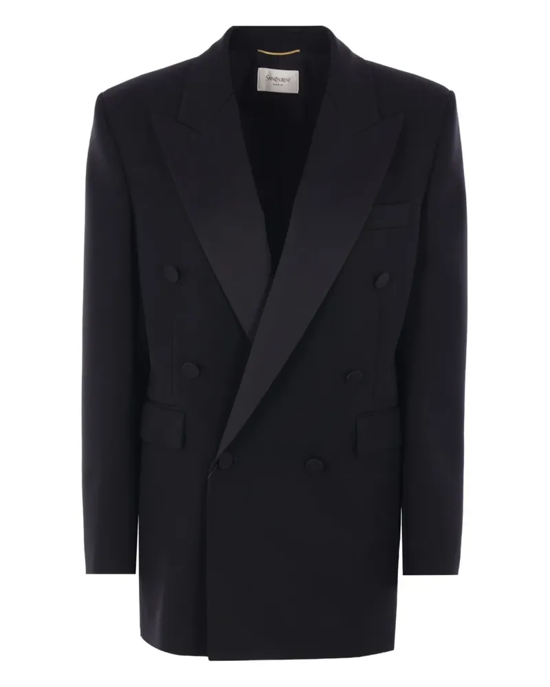 Saint Laurent Klassisches Sakko - Schwarz Schwarz